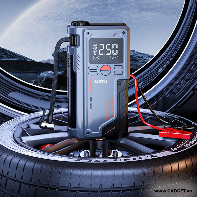 Компрессор, кикстартер jumpstarter t700